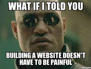 Website Building Meme